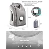 Inflatable Travel Air Pillow For Sleeping To Avoid Neck And Shoulder Pain Comfortably Support Head And Lumbar Used For Airplane Car Bus And Office Grey