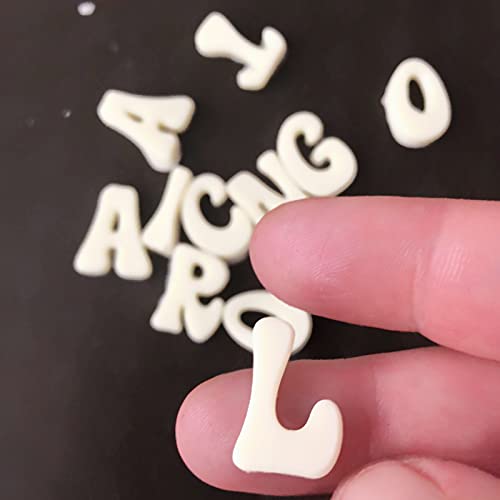 image for BTYMS 5 Pieces Silicone Letters Molds and Numbers Molds with 0-9 Numbe