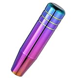 Abfer 5" Heavy Weighted Shifter Knob, Aluminum Alloy Car Gear Lever Metal Stick Shift Handle Fit Mos