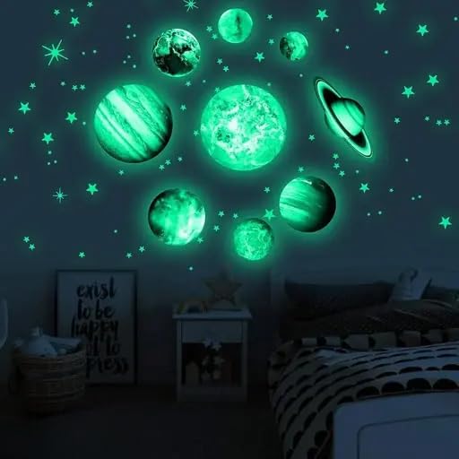 Luminous Wall Stickers – Radium Night Glow Decals for Kids’ Bedroom & Ceiling Decor (img-045)