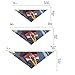 MUKJHOI Triangle Kerchief, 2 PCS Hair Scarves and Bandanas for Women Girls, L,Fashion Racing Car Red Blue Yellow