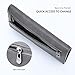 Alldaily Ultra Slim Thin Women Wallet RFID Blocking Credit Card Holder Bifold Long Ladies Billfold (Grey)