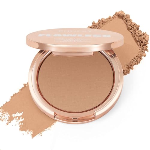 Image of PHOFAY Matte Setting Pressed Powder - Natural Matte Finish, Pore-Blurring & Oil-Control Formula, Antioxidant-Infused, Long-Wear Compact for All Skin Types, 8g / 0.28 oz (06#, 0.04)