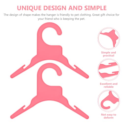 Mini cintres pour vêtements pour chien rose pour dressing impeccable