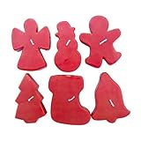 18x17x4cm Sweet Winter Kerzenset rot