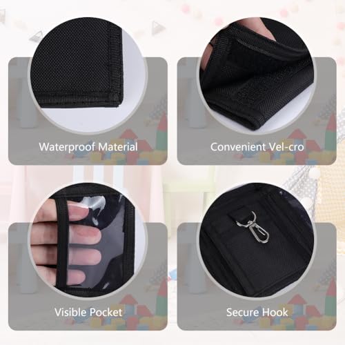 Aucuu Motiv Brustbeutel, Kinder Geldbeutel, Kinder Geldbörse mit Kette Clip, Kinder Portemonnaie mit Sichtfenster zum Umhängen, Trifold Brieftasche Kleine für Jungen Mädchen Portmonee