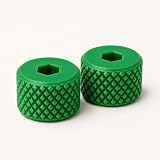 2 PCS Mini Screwdriver Handle Miniature Pocket Short Stubby Screwdrivers Small Precision Manual Screwdriver Tool for Daily Repair EDC Enthusiast (Green)