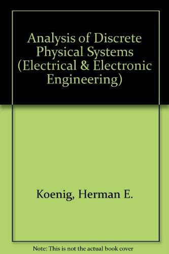 Analysis of Discrete Physical Systems 0070352798 Book Cover