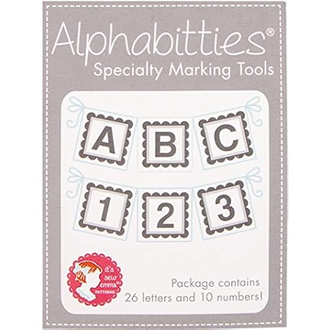 It's Sew Emma Grey Alphabitties Marking Tool Cover