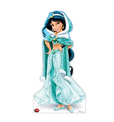 Image of Cardboard People Holiday Jasmine Life Size Cardboard Cutout Standup - Disney Holiday Collection