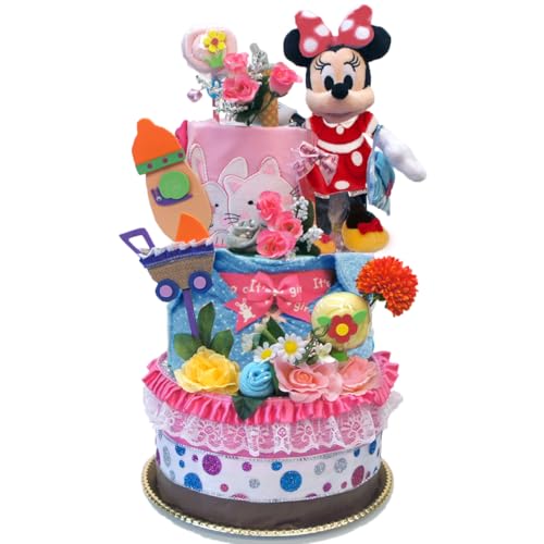 fBYj[ IcP[L ̎q Ԃ̂߂̃v[g oYj ނP[L ~j[ }EX e|v^Cv 46Ri j DiaperCakes DK3012RED-S