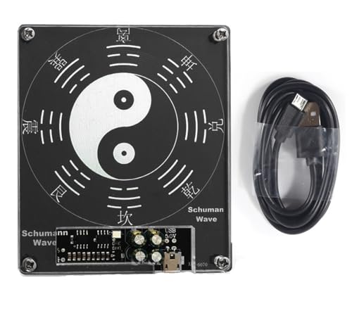 Schumann Resonance Generator, 7.83Hz Schumann Generator, VQP Pure Sine Earth Resonant Frequency Generator with Indicator Light for Healing Creation Relaxation, USB 5V