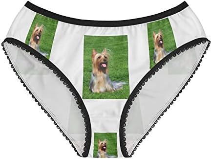 DogsMakeMeHappy Silky Terrier Panties, Silky Terrier Underwear, Briefs, Cotton Briefs, Funny Underwear, Panties For Women