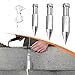 Leefasy 3x Plumb Bob Vertical Measuring Tool Carbon Steel with 5M String for Masonry