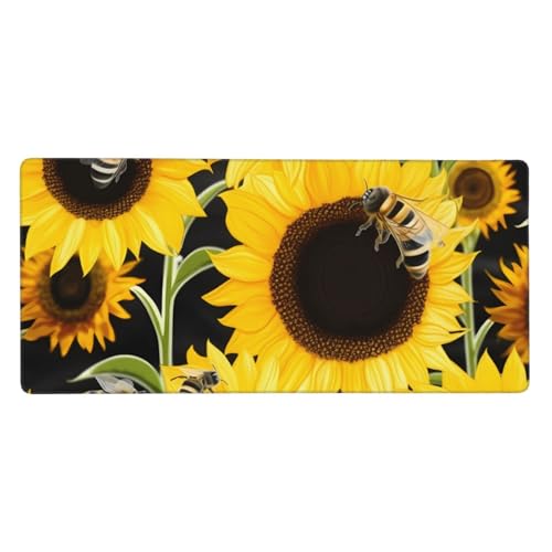 Tapis de souris de jeu anti-glisse grand format 90x40