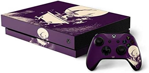 Skinit Decal Gaming Skin Compatible with Xbox One X Console and Controller Bundle - Officially Licensed Disney The Nightmare Before Christmas Design