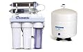 6 Stage Dual Use (Drinking & 0 PPM Aquarium Reef/Deionization) Reverse Osmosis Water System (RO/DI) + Tank | 50 GPD RODI