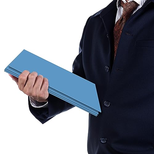 Dossier de présentation avec poches Jutom bleu clair format lettre pour tri de documents