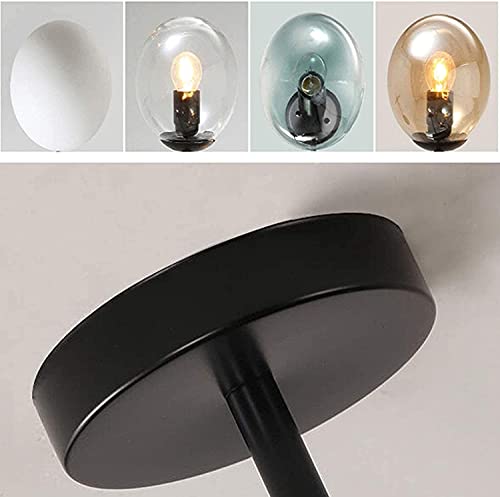 Lámpara de bola de cristal creativa y moderna para iluminación de sala de estar 5