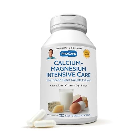 Andrew Lessman Calcium Magnesium Intensive Care 250 Capsules – Bone and Skeleton Health Essentials. Easy to Swallow Capsules with Super Soluble Fine Powder. Gentle to Even The Most Sensitive Stomachs