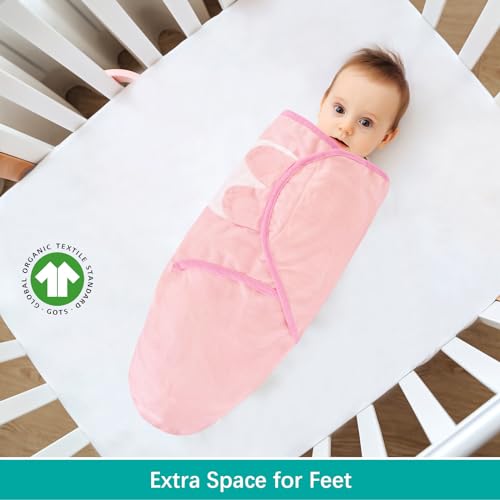 Image of Biloban Baby Swaddles 0-3 Months for Girls, Baby Swaddle