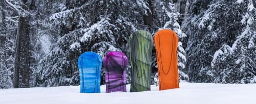 Pelican Sled Snow Glider - Combo 2 sleds - 4 Season Sled - Any Outdoors Activities - Carry Up to 92 lb - Night Wave & Stardust - image 3