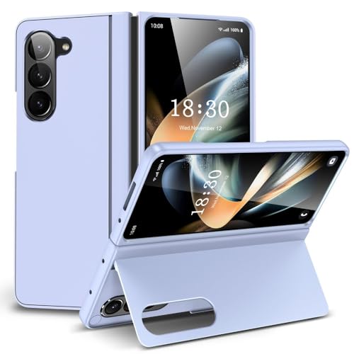Coque anti-chute pour Samsung Galaxy Z Fold 7 protection PC lavande