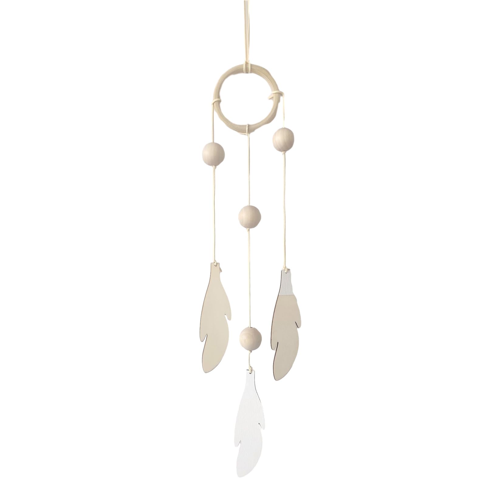 carotoe Wood Feather Ornament Pendant Bunting Party Decoration for All Gatherings Lovely Addition to Dorm Photo Props Decorations for Party Girl