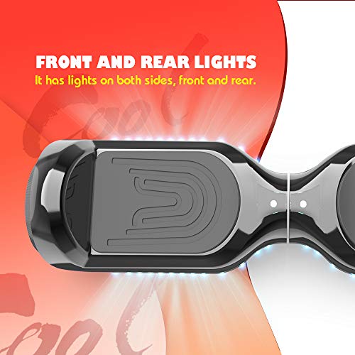 Hoverboard All-New Mode- Hs2.1 Two-Wheel Self Balancing Scooter With Flashing Blue Wheel Lights And Wireless Bluetooth Speaker #TOP2