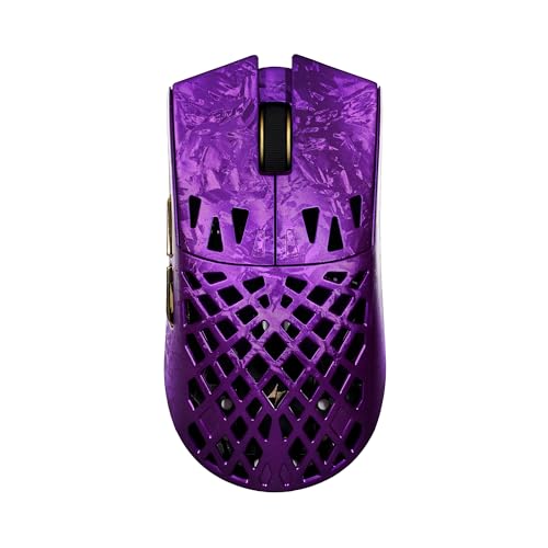 Image of ATK Blazing Sky Ghost Hollow Carbon Fiber Wireless Gaming Mouse,PAW3950 Ultra Sensor, Nordic 54H20, 8k Poling, 48g, Dual-Mode 2.4G /Wired