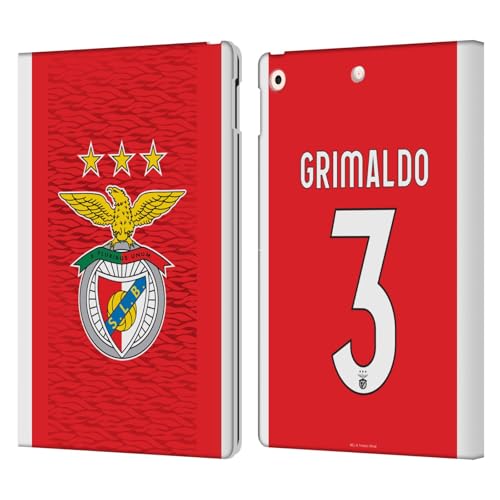 Coque en cuir iPad 10.2 sous licence Benfica finition maillot domicile Grimaldo