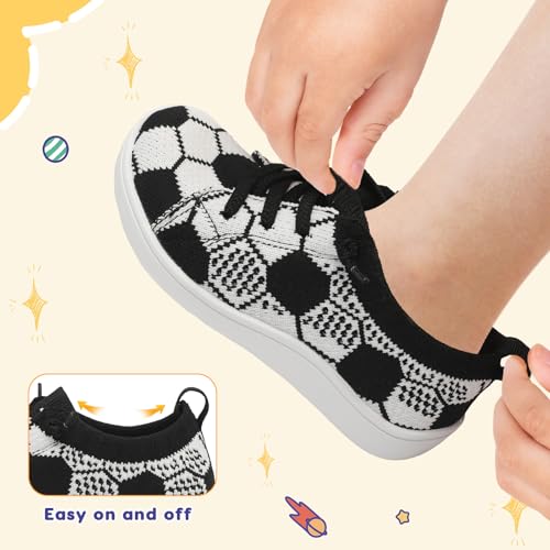 Image of LeIsfIt Toddler Shoes Girls Boys Wide Shoes Kids Zero Drop Minimalist Sneakers Barefoot Slip on Tennis Sneakers