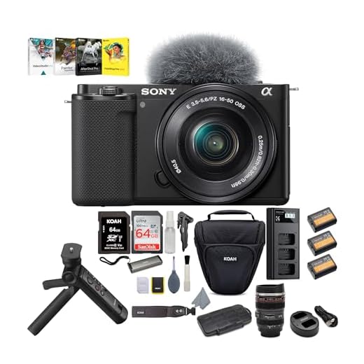 Sony Alpha ZV-E10 Mirrorless Vlogging Camera