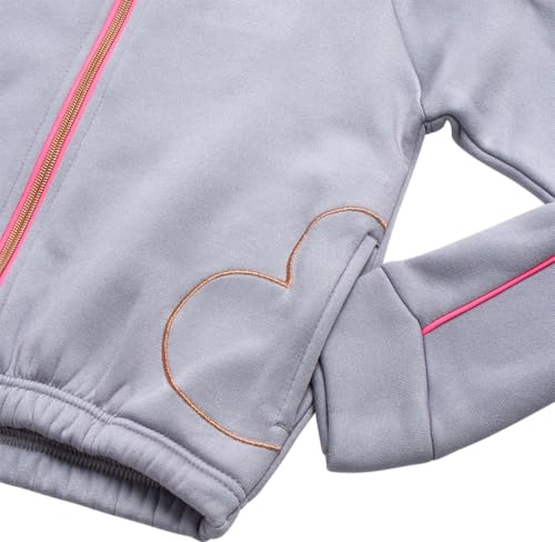 Body Glove Girls' Jogger Set - 2 Piece Fleece Sweatshirt and Sweatpants Sweatsuit (7-12)4