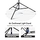 NEEWER Luftgepolstertes Aluminium Lichtstativ, 3m verstellbares Fotostativ mit Galgenarm, Gegengewicht, Sandsack, 1/4 Schraube für Softbox, Studiolicht, Blitz, Schirm, max. Belastung 5kg