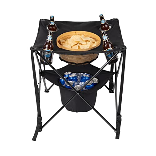 Mind Reader Collapsible Tailgate Table, Black #TOP3