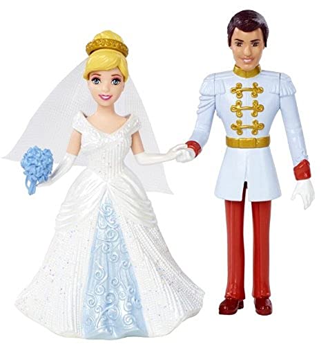 Disney Princess Little Kingdom Magiclip Cinderella Fairytale Wedding Dolls