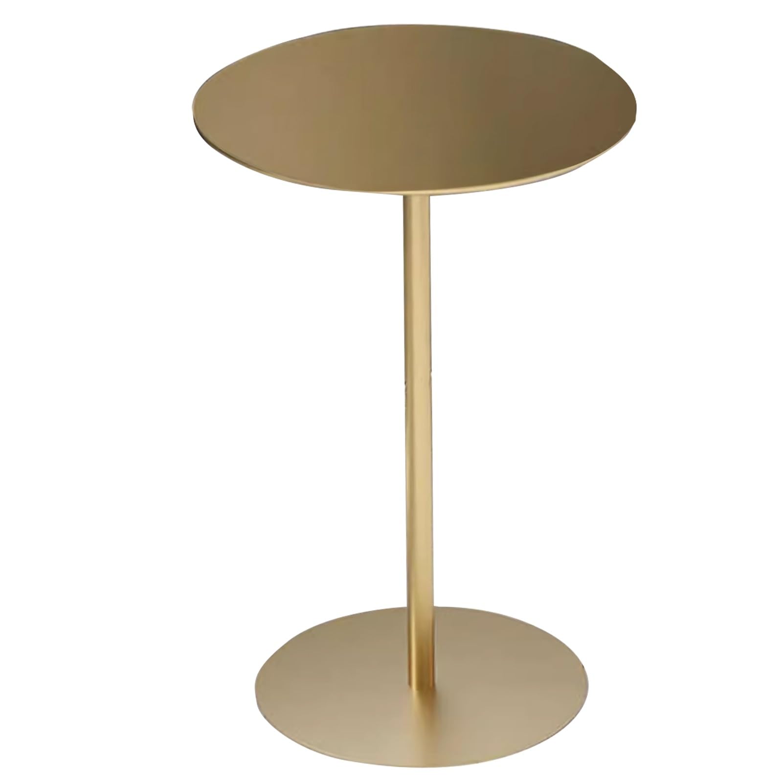 Modern High Top Bar Table, Bistro Pub Table, Tall Cocktail Table with Base, Stable Round Bar Counter Table, Bar Height Table for Home Kitchen Breakfast, Gold (Size : 60x60x72cm)