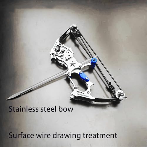 Archery Bow Set Left and Right Hand Compound Bow Hunting Bow Metal Material Catapult RH/LH for Practice Archery