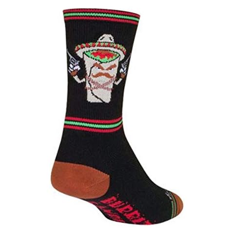 SockGuy Crew 6in Bandito Cycling/Running Socks (Bandito - L/XL) Cover