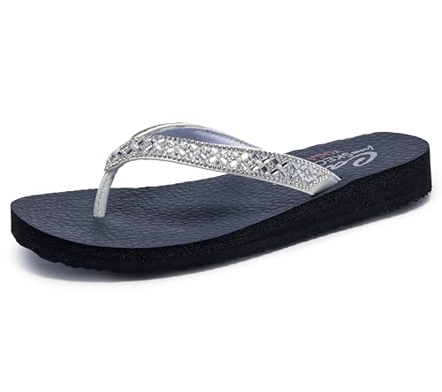 Tongs Skechers Meditation Lotus Bae pour femme en mousse confort