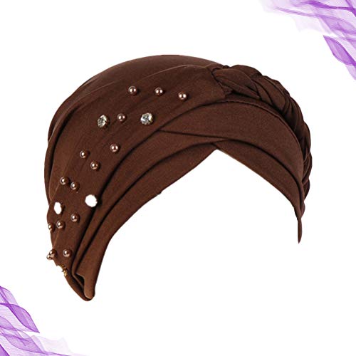 ABOOFAN 1Pc Simples e Fashion Hat Cetim Sleeping Hat Lace Dupla Camada Head Wrap Protetor de Cabelo