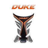 □ Cantidad: 1pcs XIAOZHIWEN Tanque de la Motocicleta Protector del cojín de Carreras Pegatinas de la Etiqueta del Hueso de Pescados for KTM Duke 125 200 390 690 990 1290 ESTUPENDO Universal