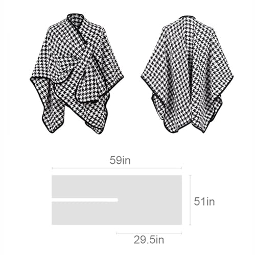 Women's Shawl Wrap Poncho Open Front Cardigan Shawls3