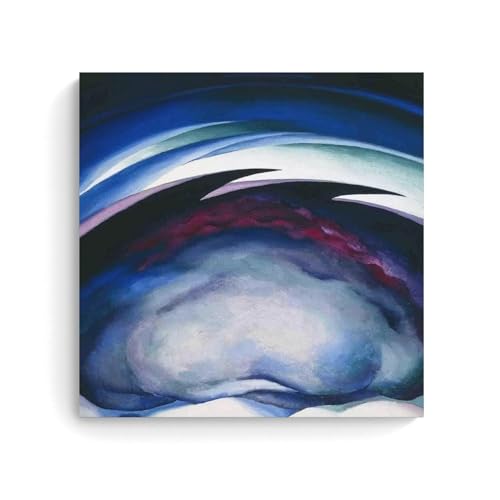 Impression sur toile de peintre Série I Georgia O'Keeffe grand format 70x70