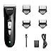 WONER Beard Trimmer for Men, Fine-Cut Hair Trimmer, Electric Cordless Hair Clippers with Beard Shaping Tools,T-blade Trimmers