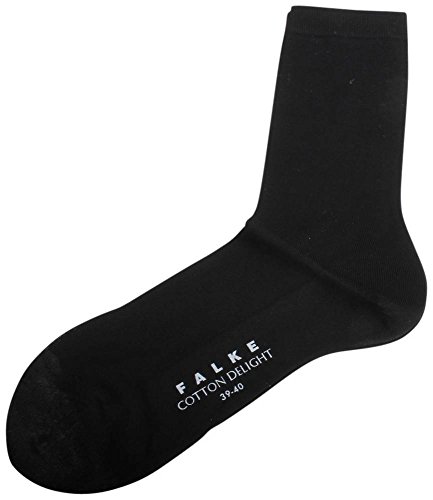 Falke Womens Cotton Delight Socks - Black - Small