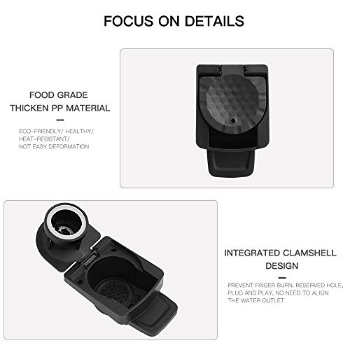 Image of Sesama Converter for Dolce Gusto Machine to Brew Nespre**so Coffee Pod,Adapter from Compatible with:Dolce EDG606; EDG466 Genio2 ; EDG305 Mini Me EDG455TEX1 Melody