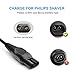 IBERLS HQ850 Power Cord Compatible with Philips One Blade QP2630 QP2530 Shaver, Replacement Charger 8V Fit for Philips Razor Norelco All-in-One Grooming Trimmer Charging Cable Adapter