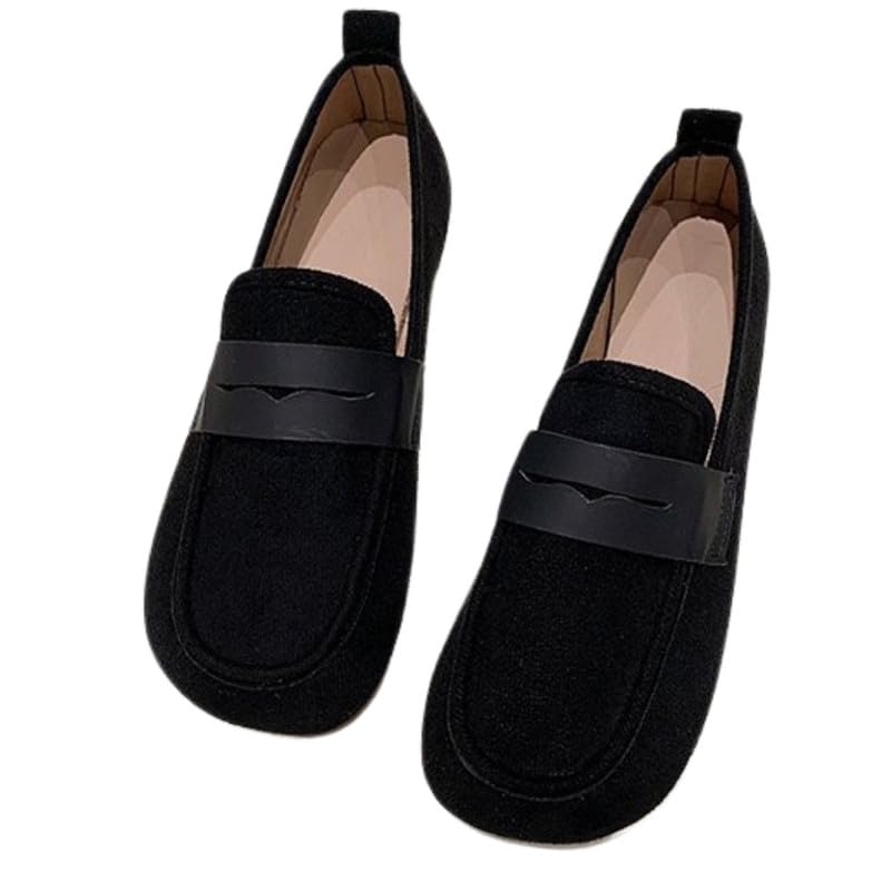 Women Soft Soled Non Slip Flat Shoes Comfortable Slip On Walking Footwear-image-43